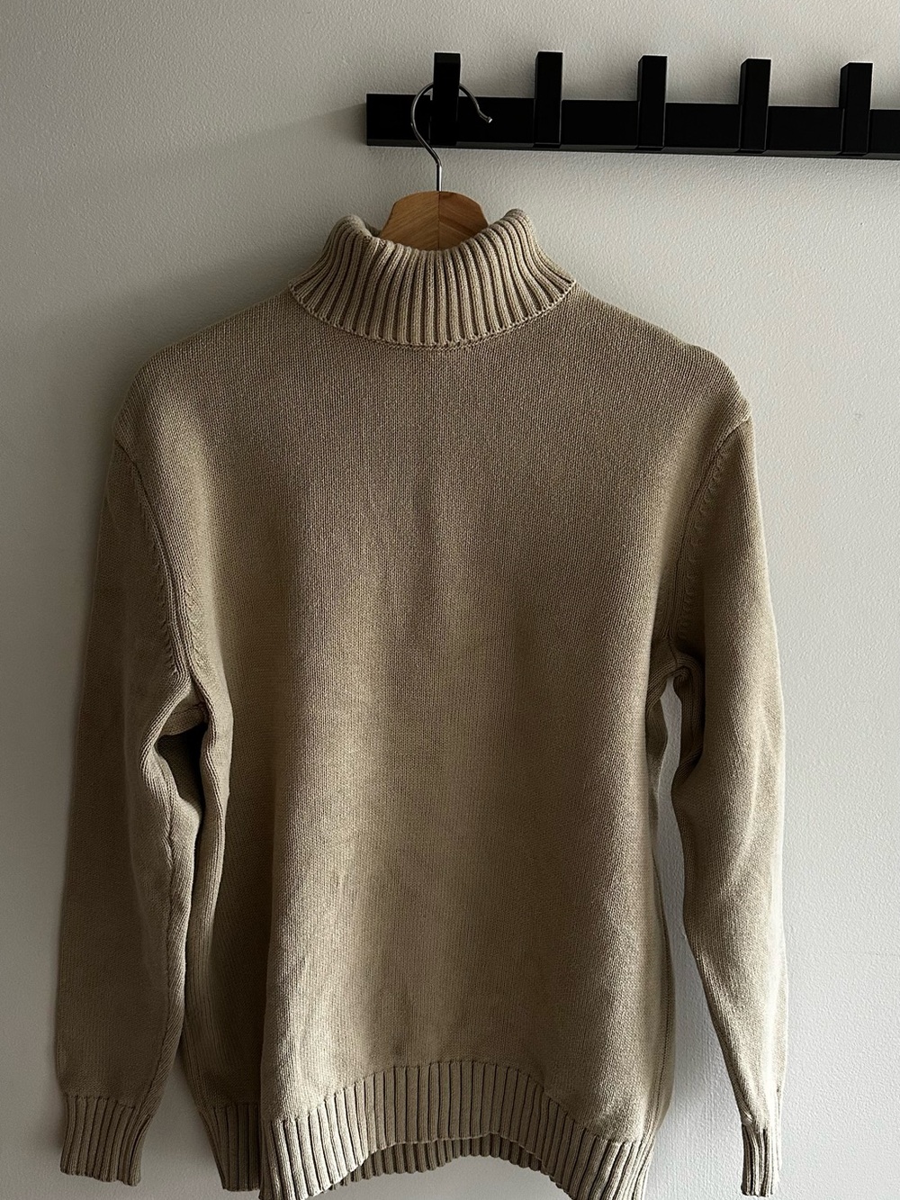 Zara Men's Turtleneck Sweater - Taupe